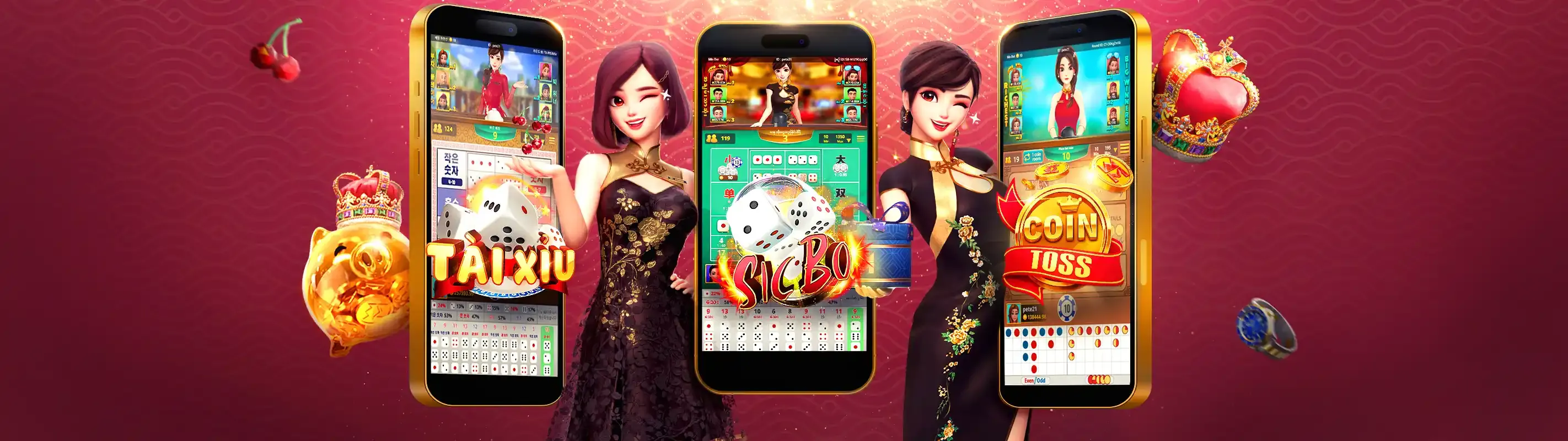 Hình ảnh chính trò chơi slot u888b login với biểu tượng may mắn và tiền vàng